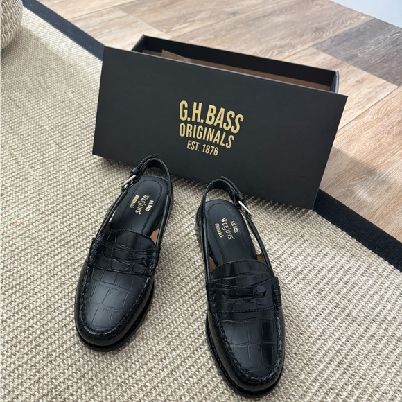 NWT G.H. BASS SLINGBACKS - Picture 1 of 7